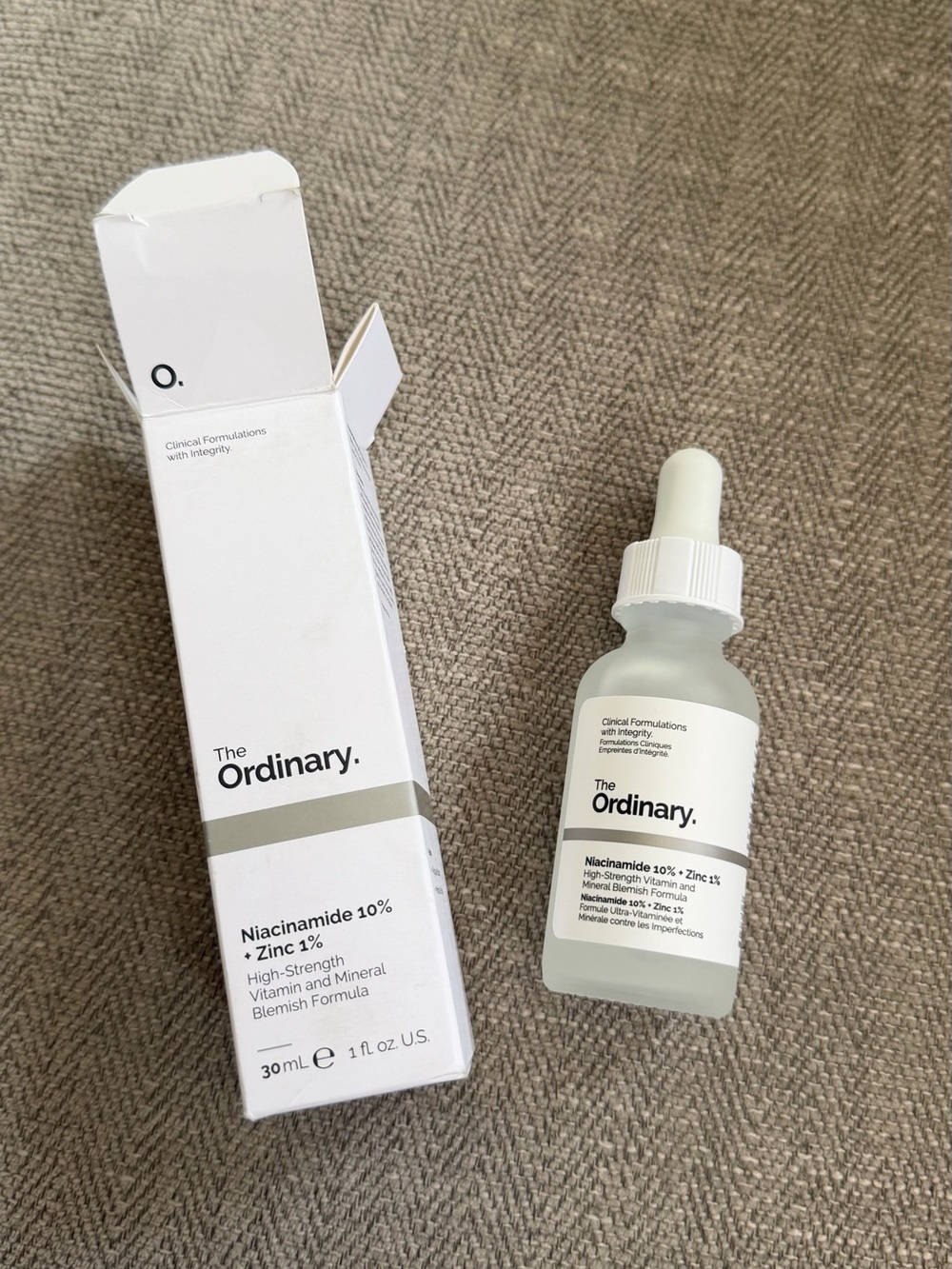 The Ordinary Niacinamide 10% + Zinc 1%, Smoothing Serum for Blemish-Prone Skin